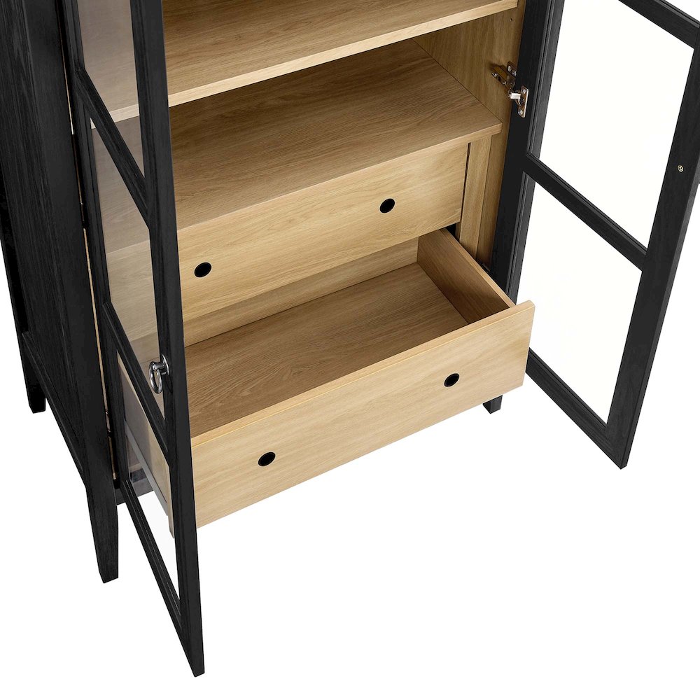 Nolan Tall Arched Storage Display Cabinet. Picture 7