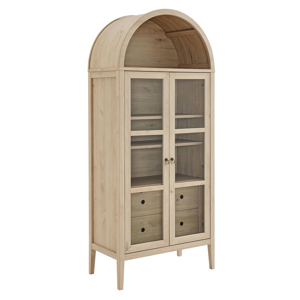 Nolan Tall Arched Storage Display Cabinet. Picture 1