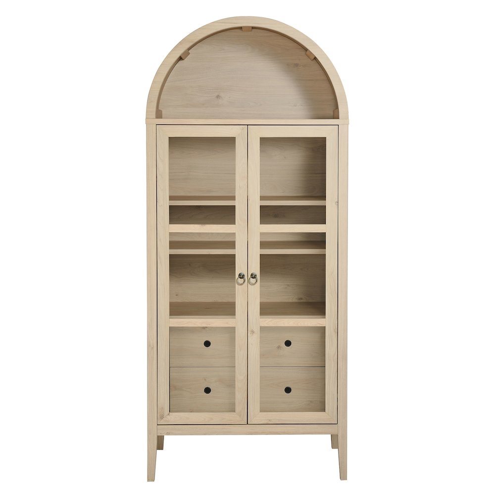 Nolan Tall Arched Storage Display Cabinet. Picture 5