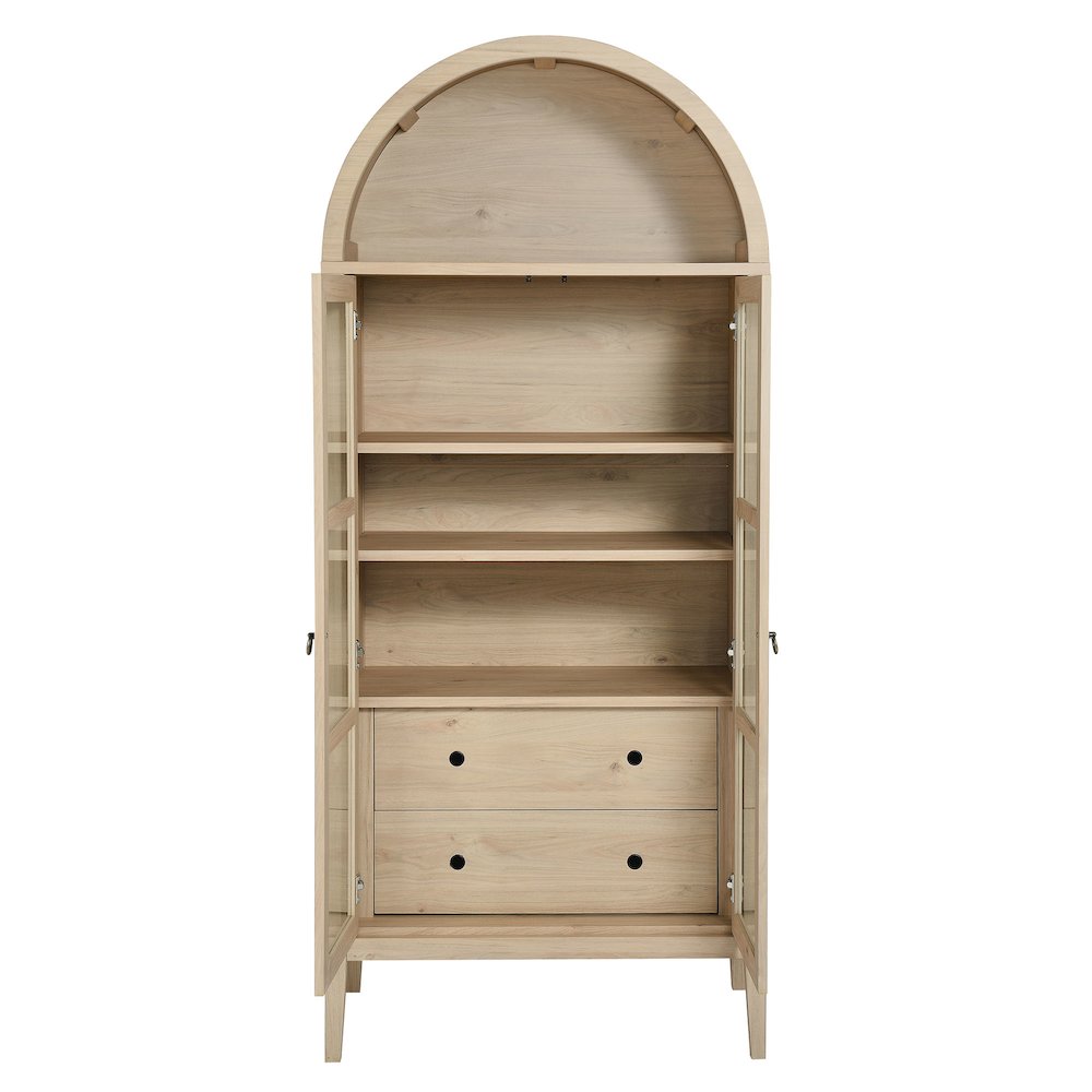 Nolan Tall Arched Storage Display Cabinet. Picture 6