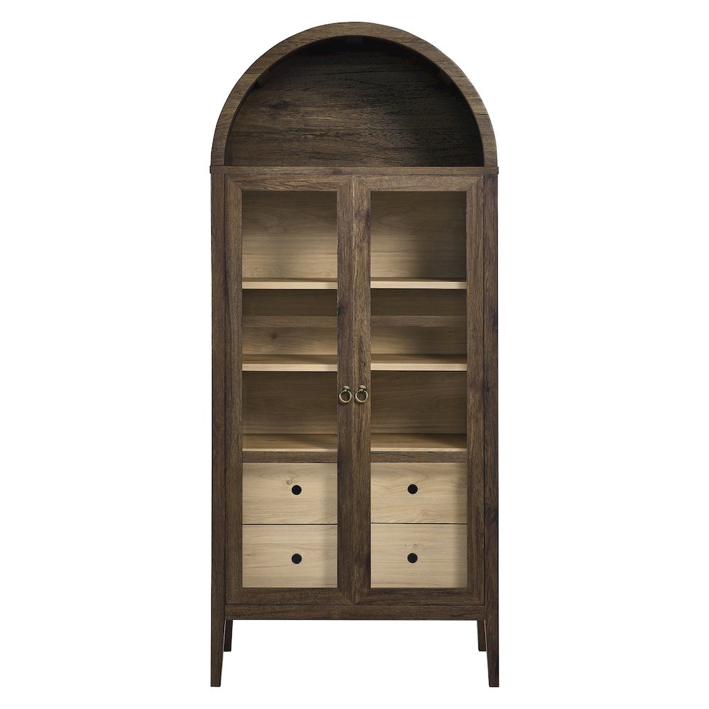 Nolan Tall Arched Storage Display Cabinet. Picture 5