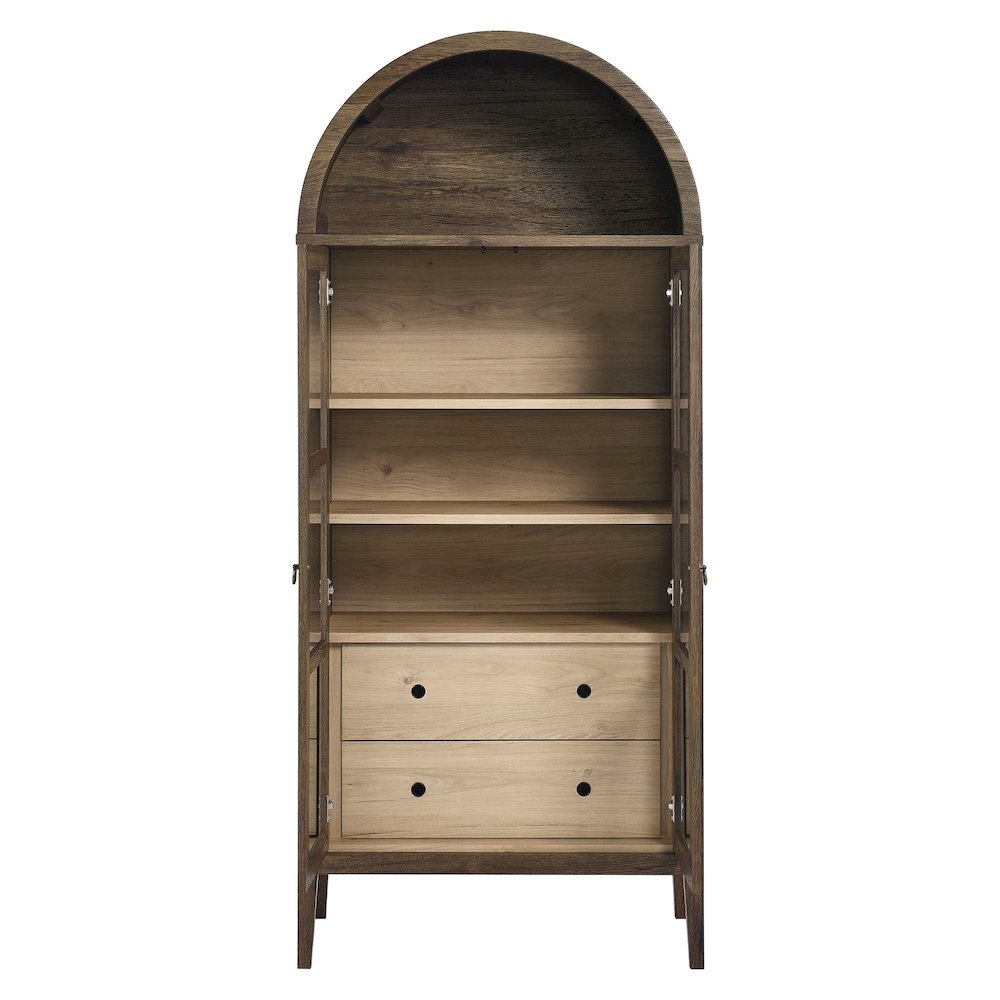 Nolan Tall Arched Storage Display Cabinet. Picture 6