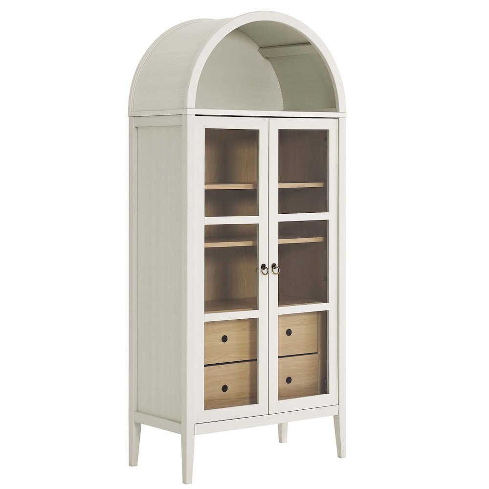 Nolan Tall Arched Storage Display Cabinet. Picture 1