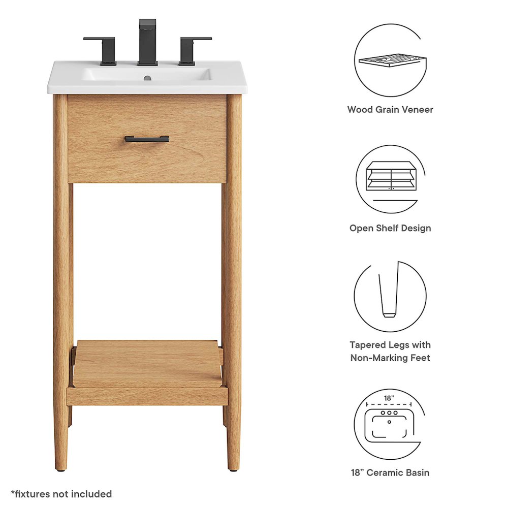 Zaire 18" Bathroom Vanity. Picture 2