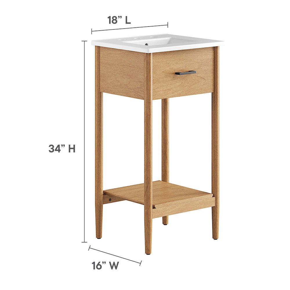 Zaire 18" Bathroom Vanity. Picture 3