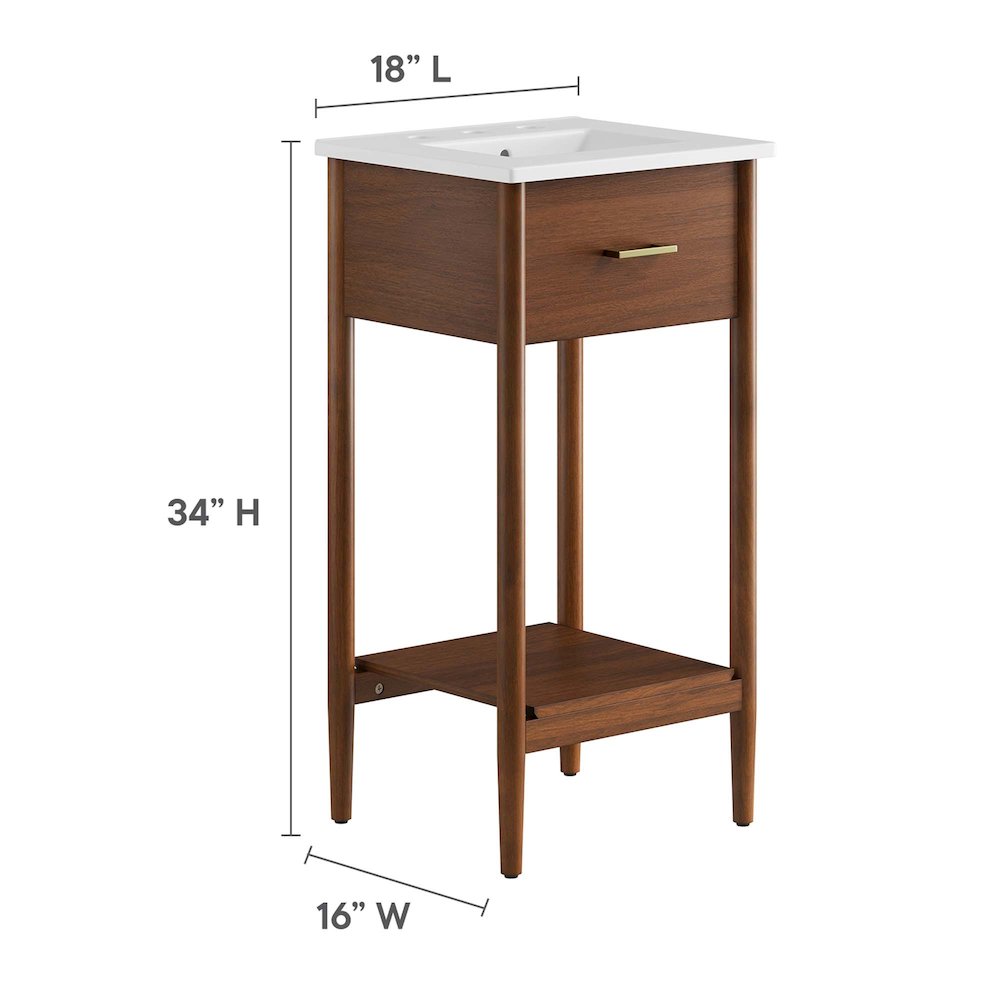 Zaire 18" Bathroom Vanity. Picture 3