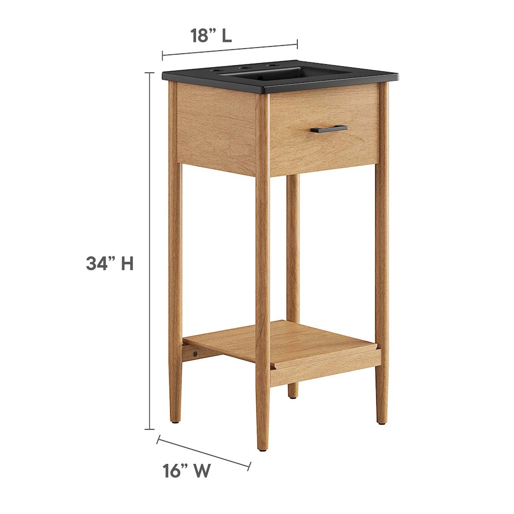 Zaire 18" Bathroom Vanity. Picture 3