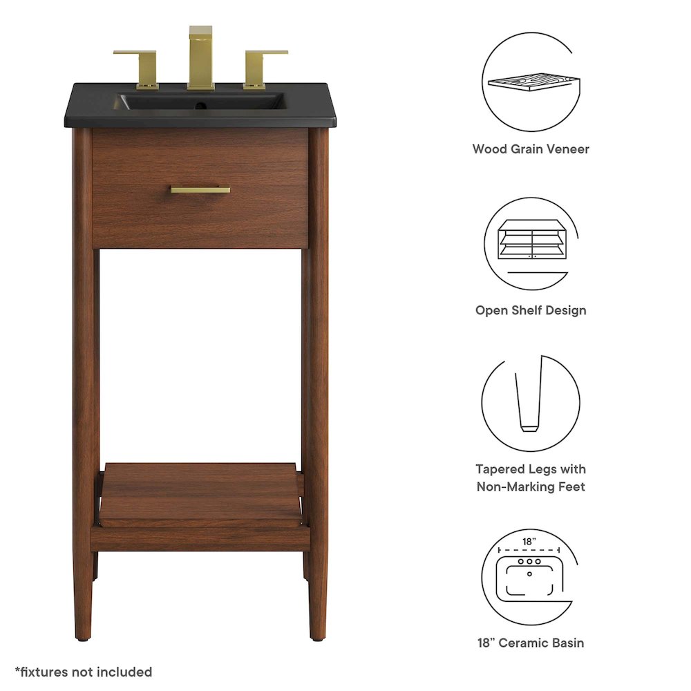 Zaire 18" Bathroom Vanity. Picture 2