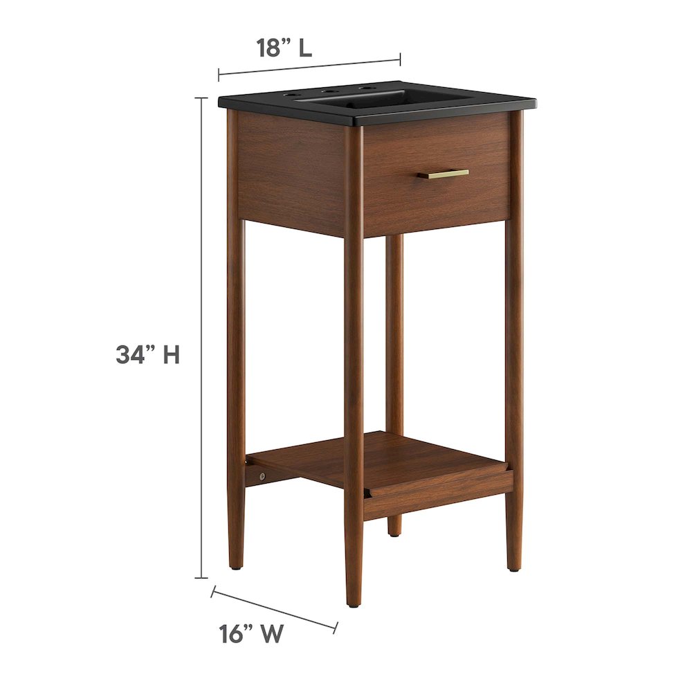 Zaire 18" Bathroom Vanity. Picture 3