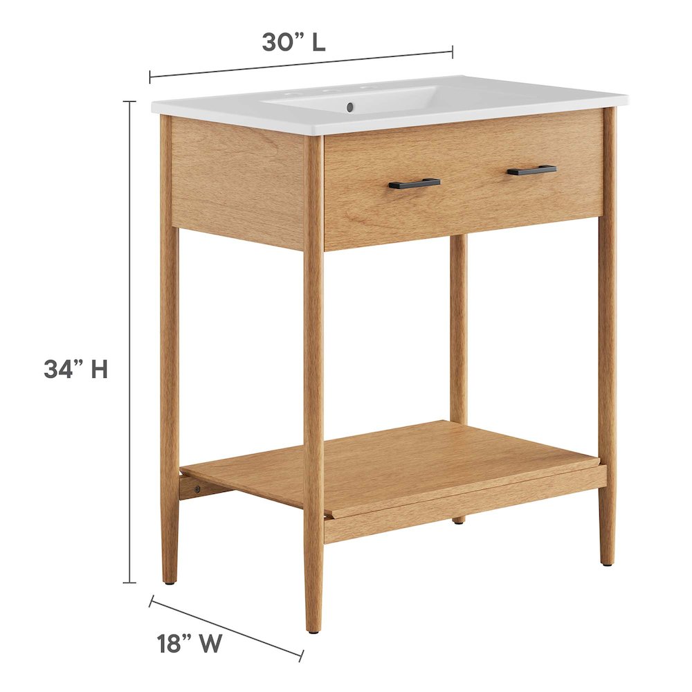 Zaire 30" Bathroom Vanity. Picture 3