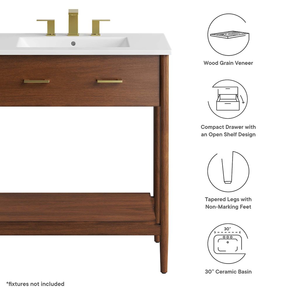Zaire 30" Bathroom Vanity. Picture 2