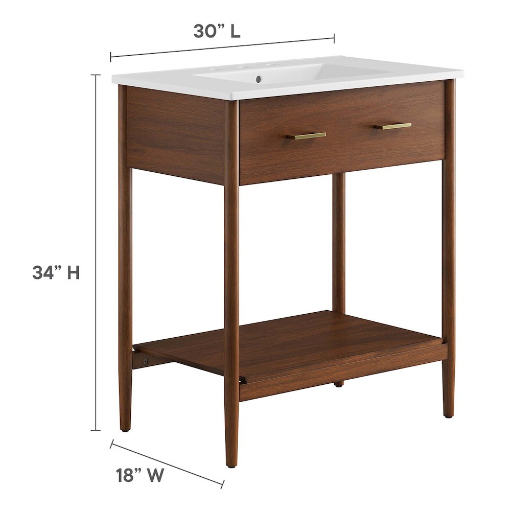 Zaire 30" Bathroom Vanity. Picture 3