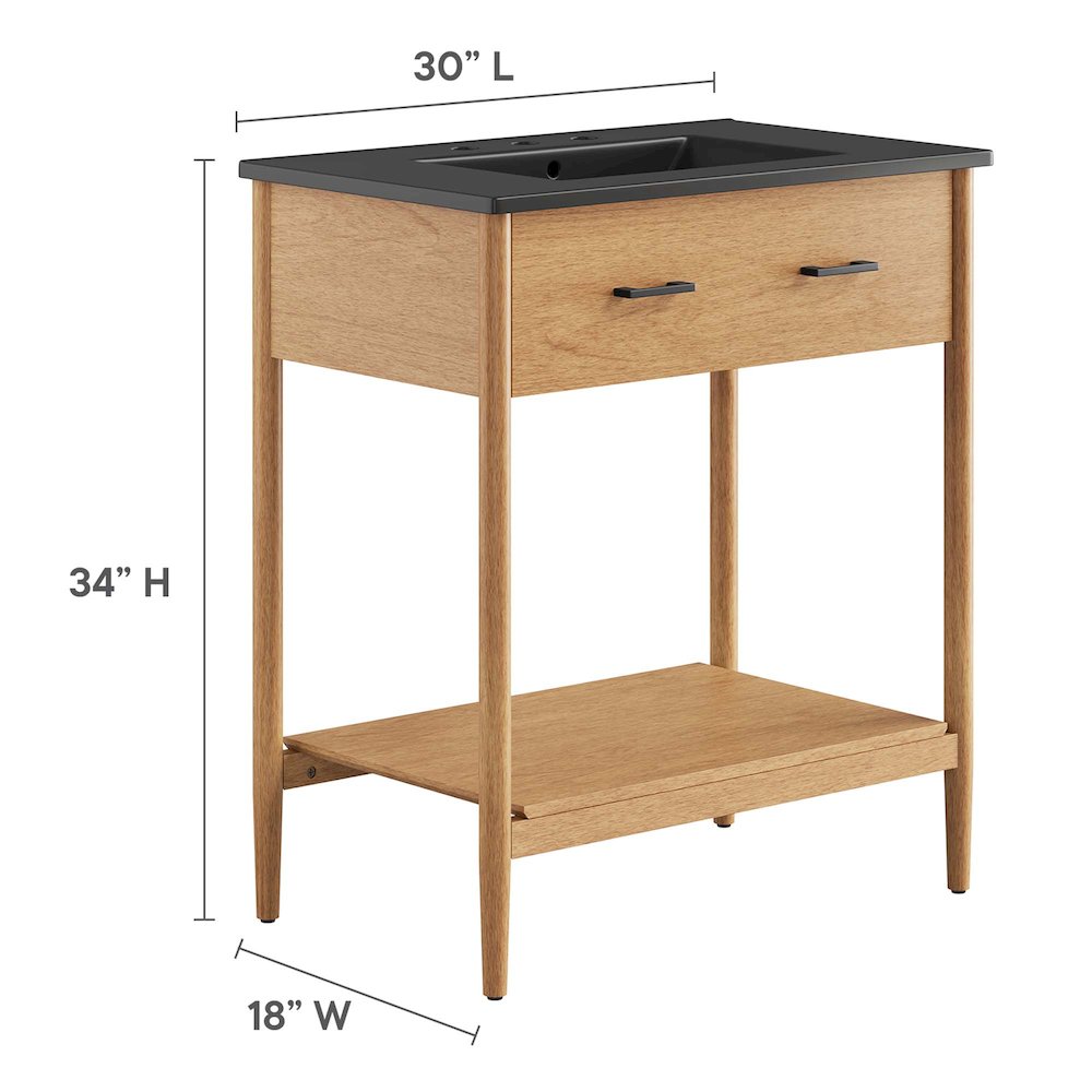 Zaire 30" Bathroom Vanity. Picture 3