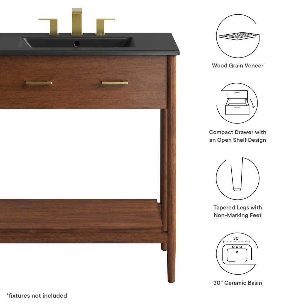 Zaire 30" Bathroom Vanity. Picture 2