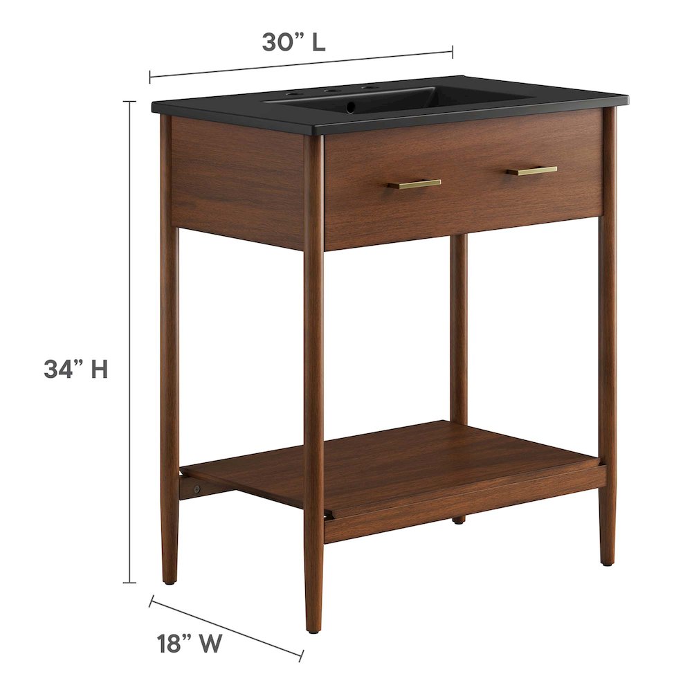 Zaire 30" Bathroom Vanity. Picture 3