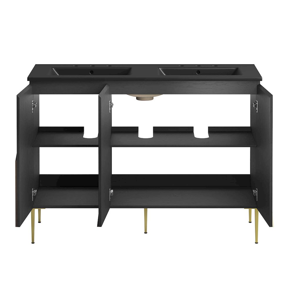 Alchemist 48" Double Sink Bathroom Vanity. Picture 13