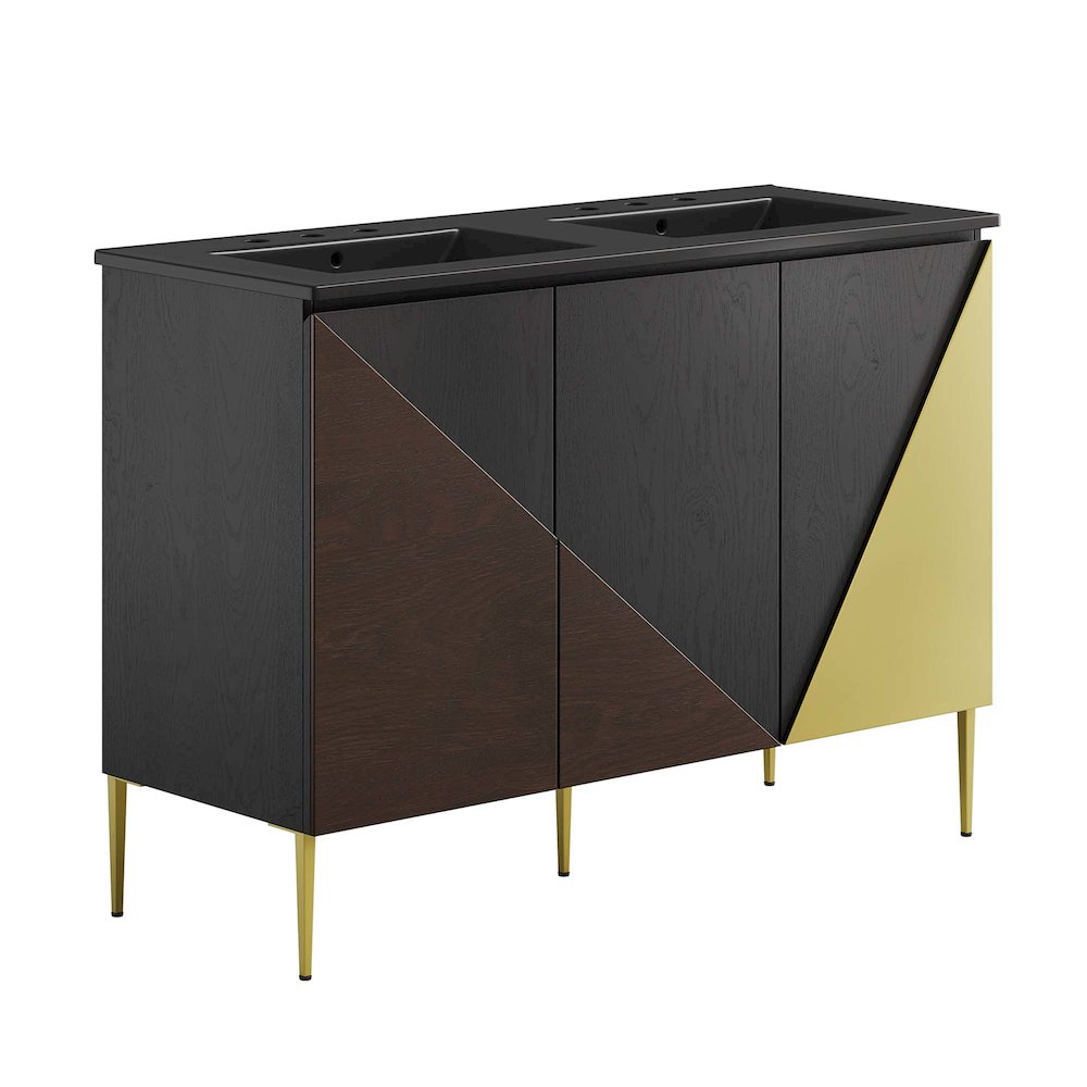 Alchemist 48" Double Sink Bathroom Vanity. Picture 1