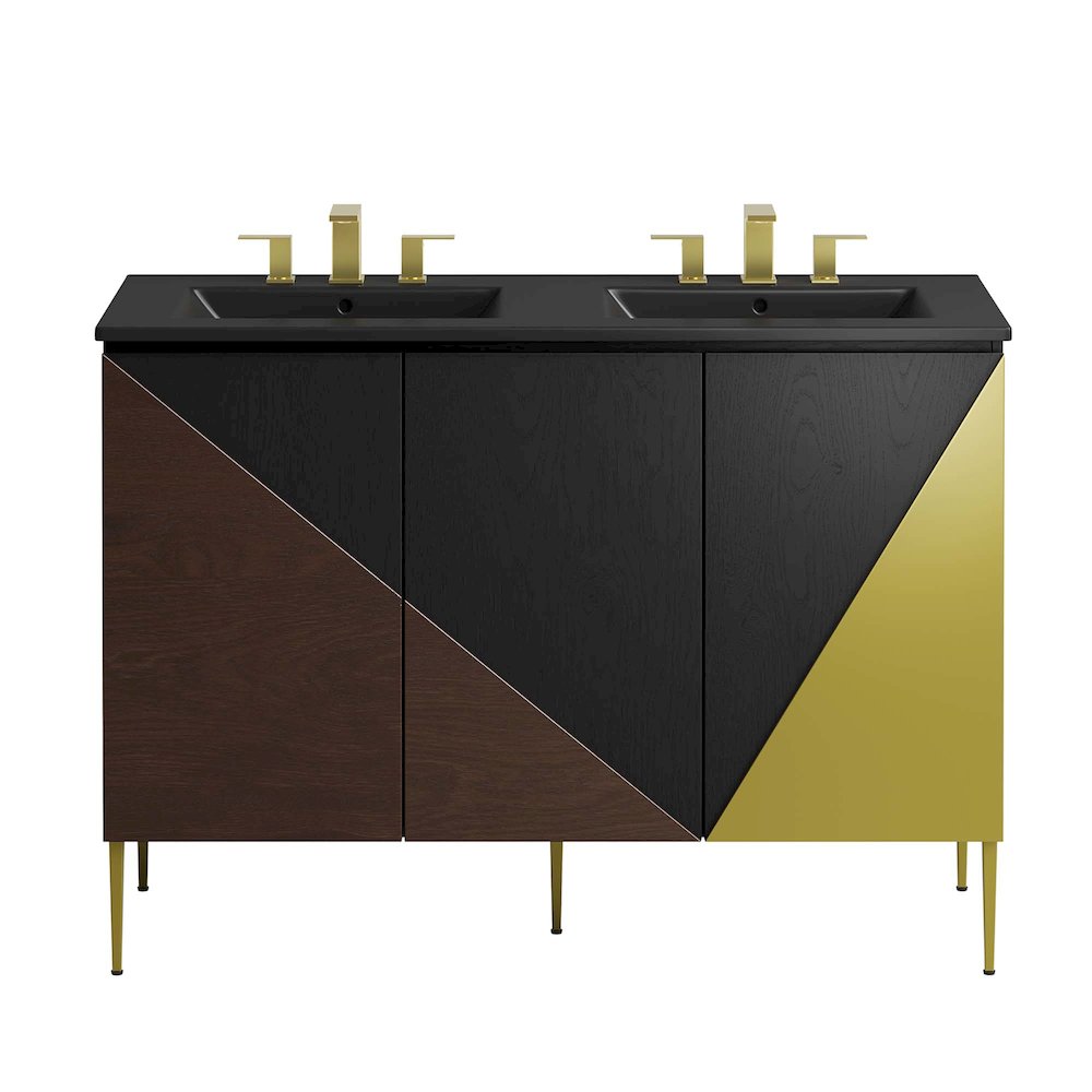Alchemist 48" Double Sink Bathroom Vanity. Picture 11