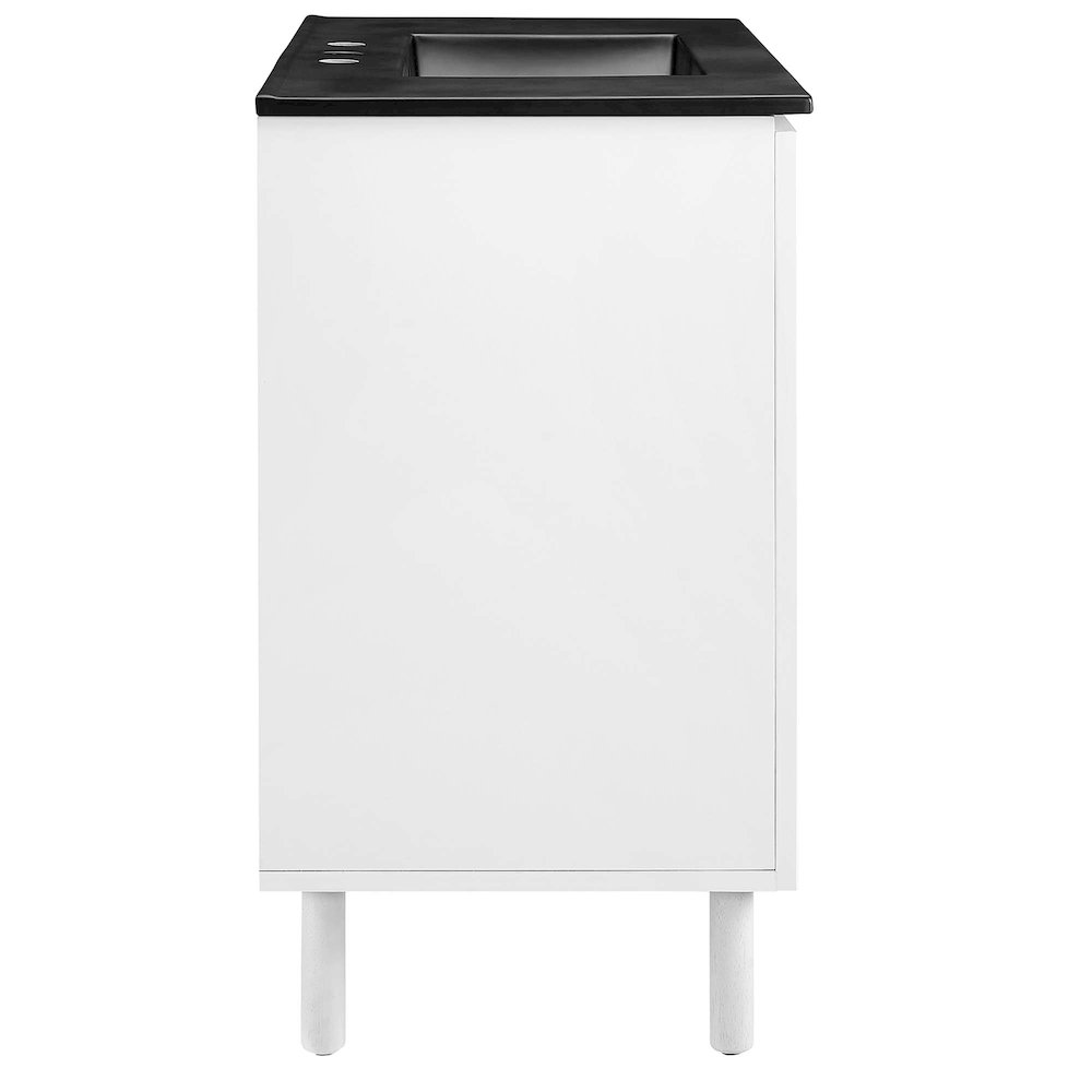 Calla 36" Perforated Metal Bathroom Vanity. Picture 4