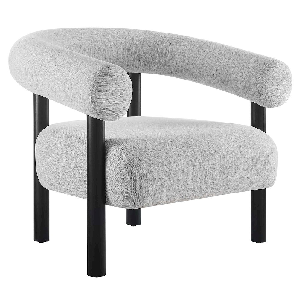 Sable Upholstered Fabric Armchair. Picture 1