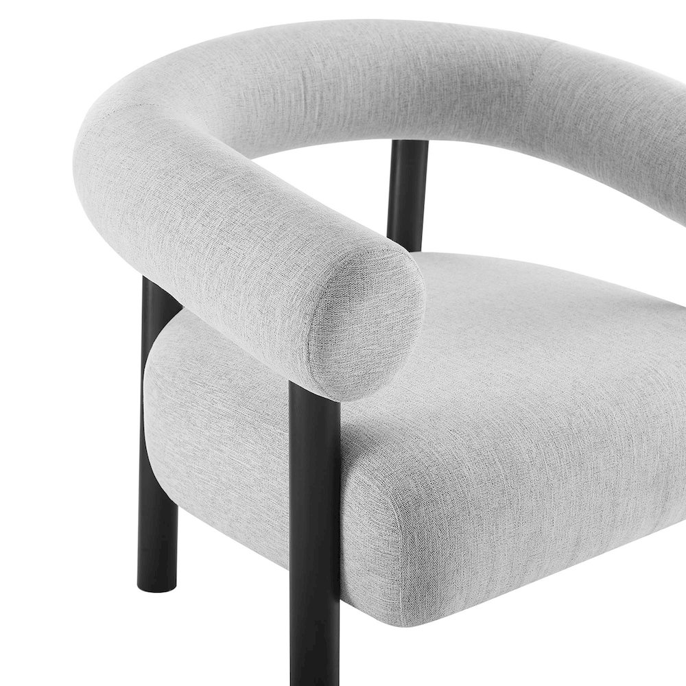 Sable Upholstered Fabric Armchair. Picture 7