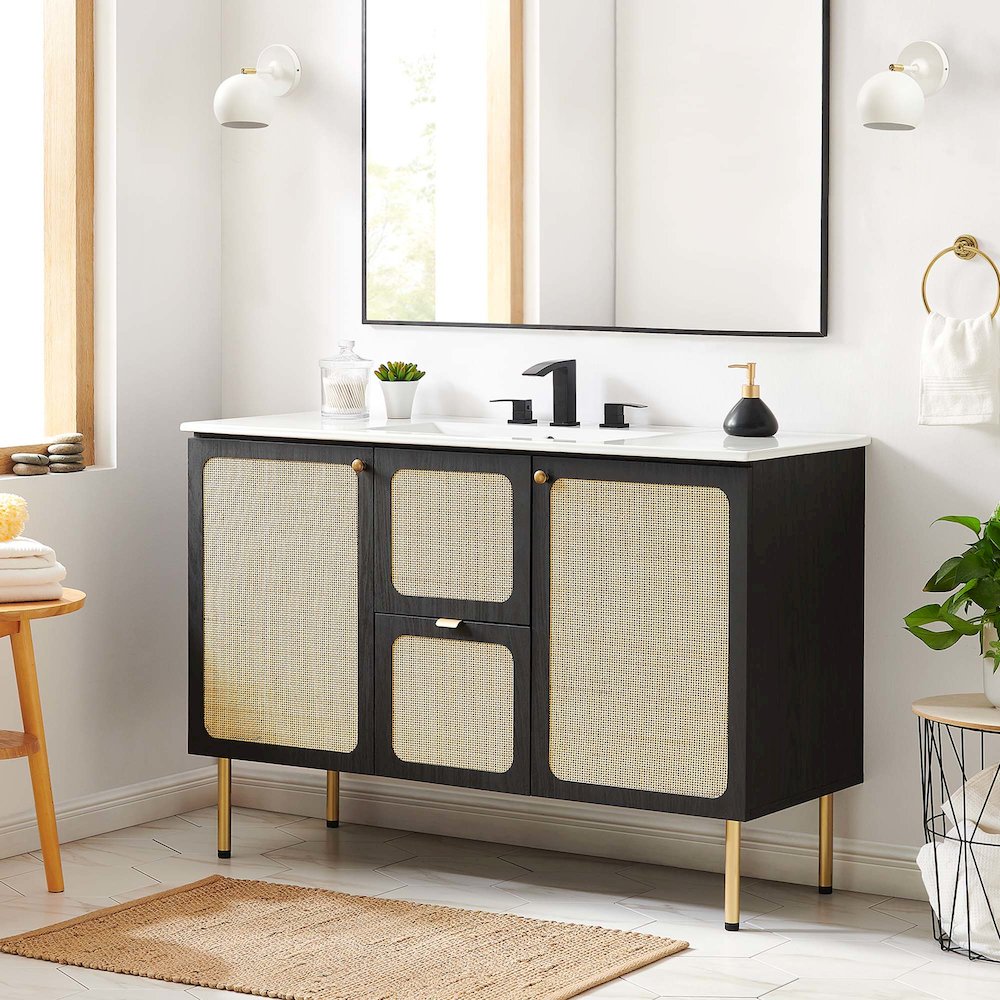 Chaucer 48" Single Sink Bathroom Vanity. Picture 16
