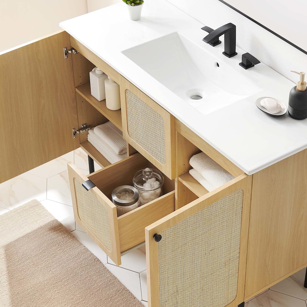 Chaucer 48" Single Sink Bathroom Vanity. Picture 17