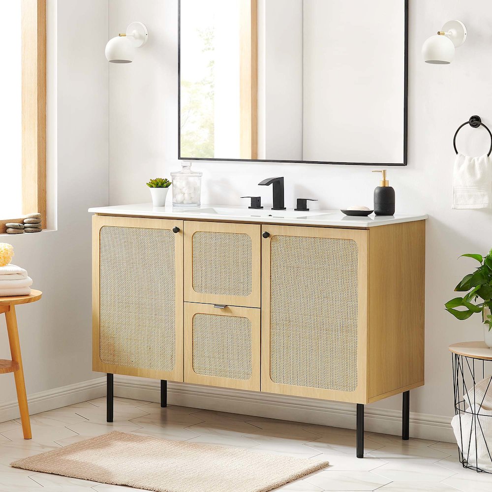 Chaucer 48" Single Sink Bathroom Vanity. Picture 16