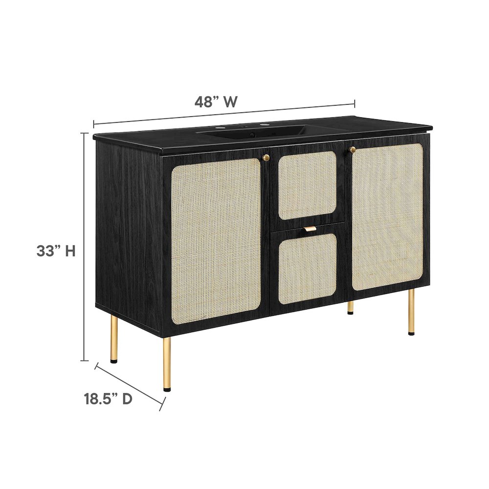 Chaucer 48" Single Sink Bathroom Vanity. Picture 2