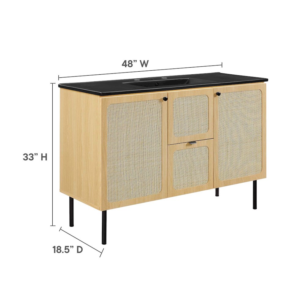 Chaucer 48" Single Sink Bathroom Vanity. Picture 2