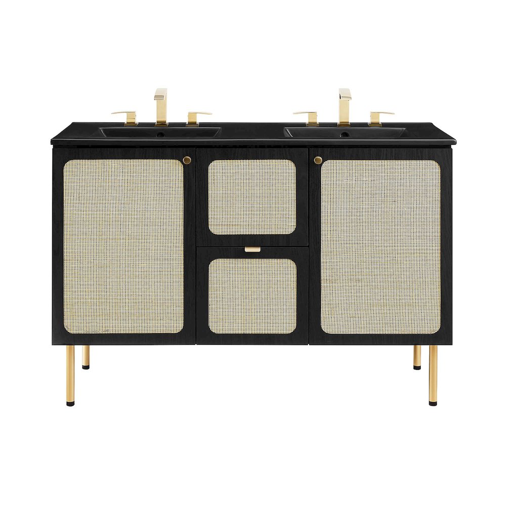 Chaucer 48" Double Sink Bathroom Vanity. Picture 12