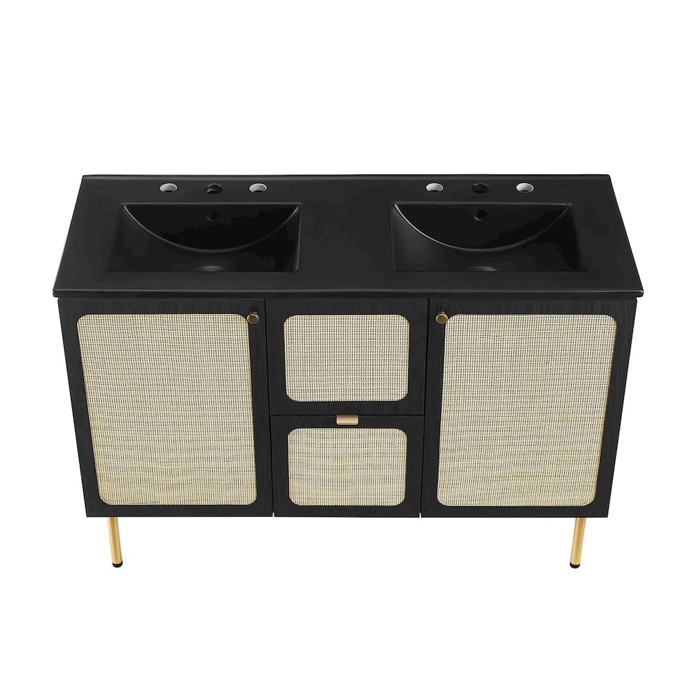 Chaucer 48" Double Sink Bathroom Vanity. Picture 13