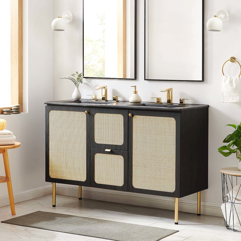 Chaucer 48" Double Sink Bathroom Vanity. Picture 16