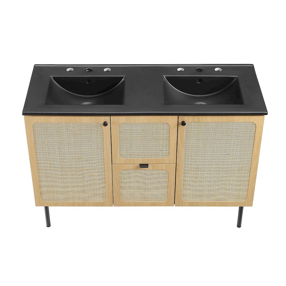 Chaucer 48" Double Sink Bathroom Vanity. Picture 13