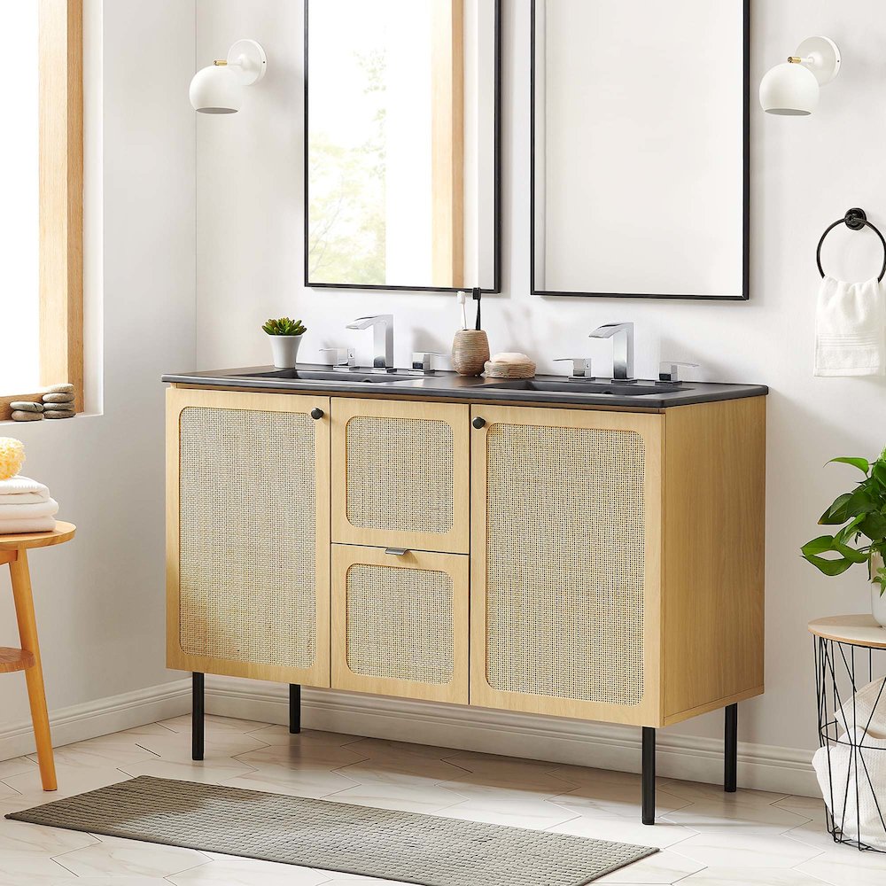 Chaucer 48" Double Sink Bathroom Vanity. Picture 16