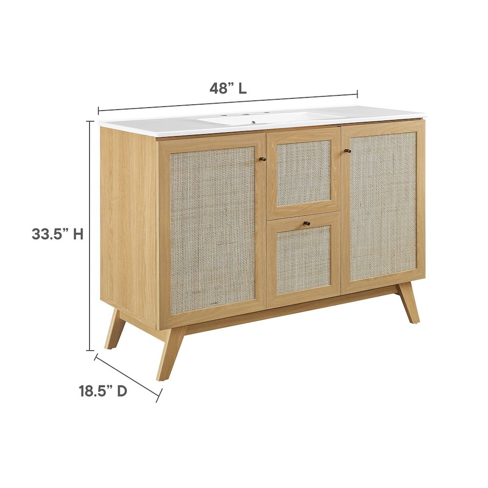 Soma 48” Single Sink Bathroom Vanity. Picture 2
