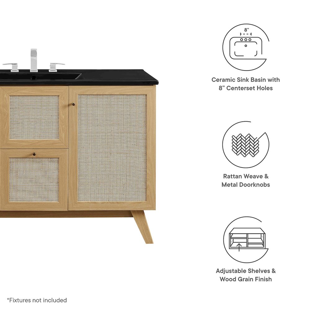 Soma 48” Single Sink Bathroom Vanity. Picture 3