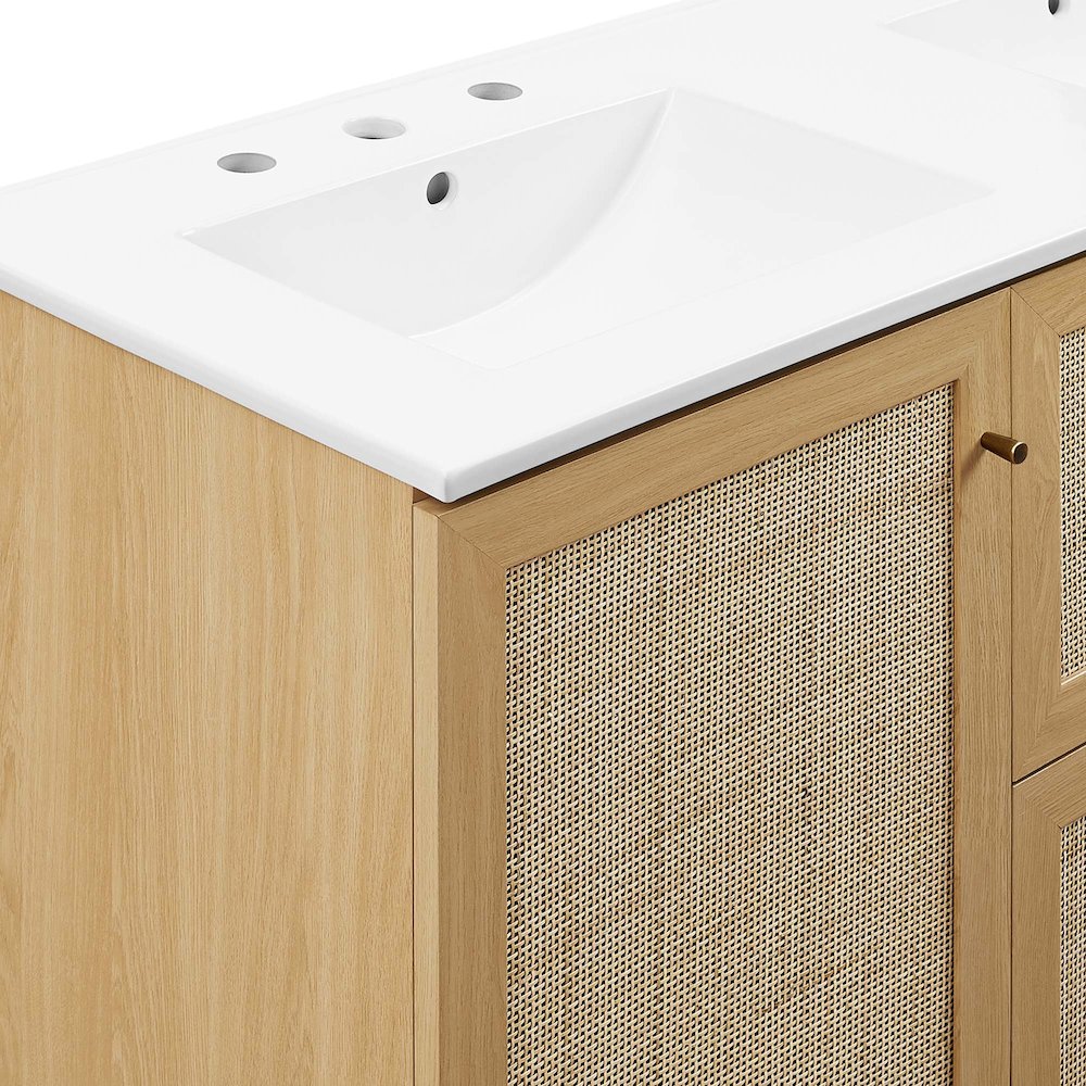 Soma 48” Double Sink Bathroom Vanity. Picture 14