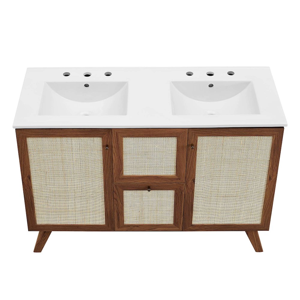 Soma 48” Double Sink Bathroom Vanity. Picture 12