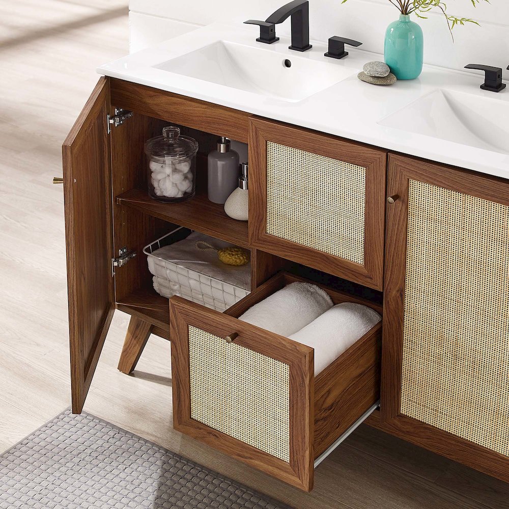 Soma 48” Double Sink Bathroom Vanity. Picture 17