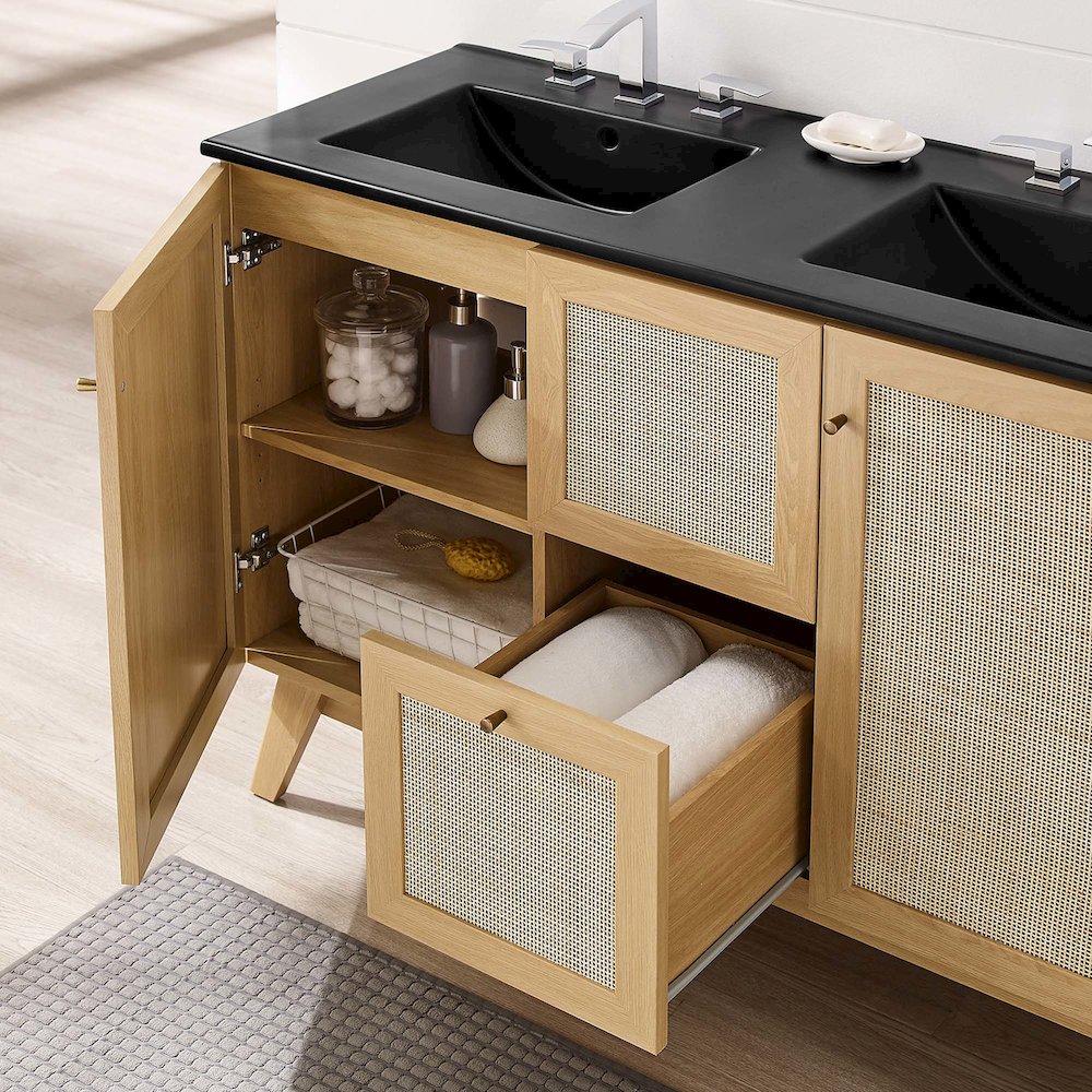 Soma 48” Double Sink Bathroom Vanity. Picture 17