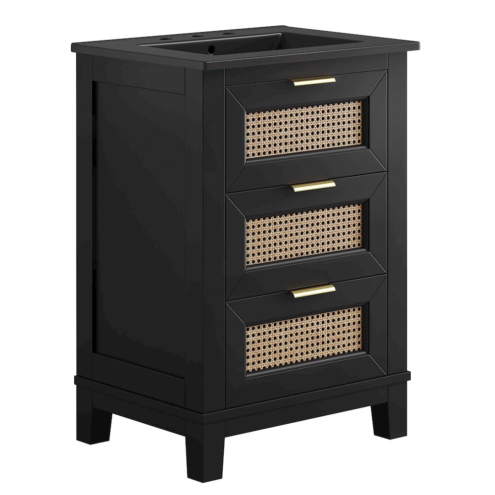 Dixie 24” Solid Wood Bathroom Vanity Cabinet. Picture 1