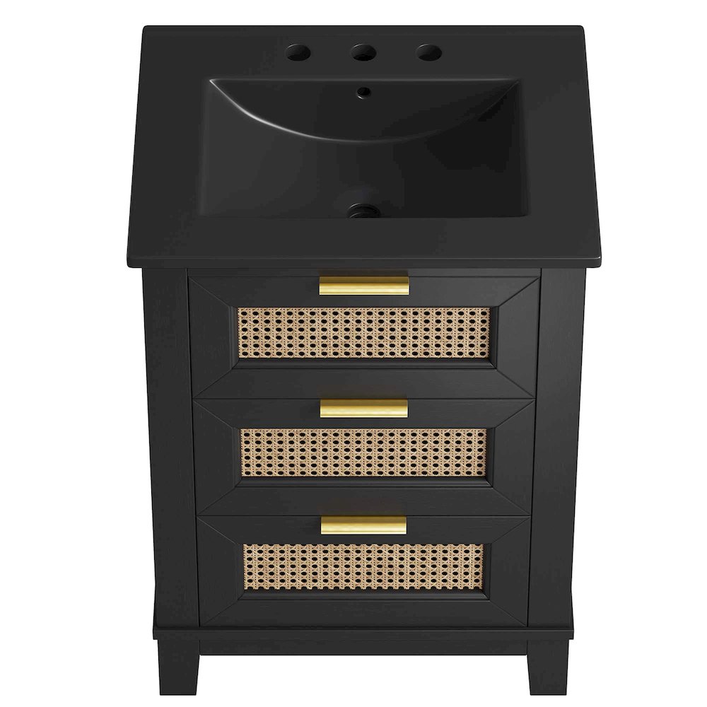 Dixie 24” Solid Wood Bathroom Vanity Cabinet. Picture 7