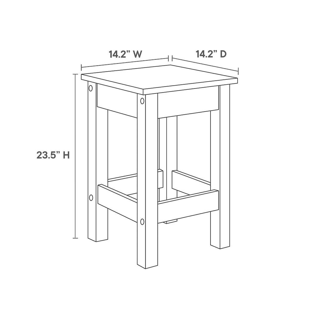Galley 3-Piece Kitchen Island and Stool Set. Picture 4