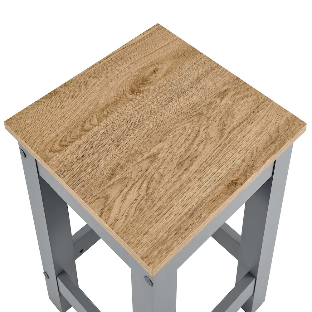 Galley 3-Piece Kitchen Island and Stool Set. Picture 9