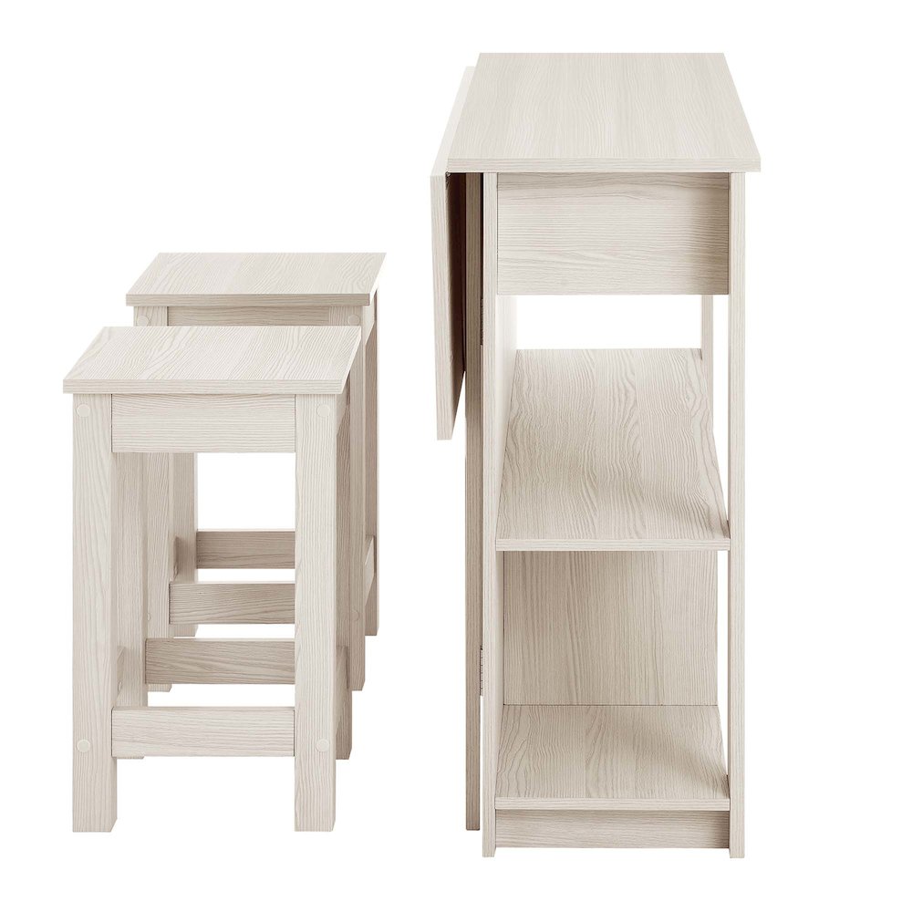 Meadowbrook 3-Piece Kitchen Island and Stool Set. Picture 9