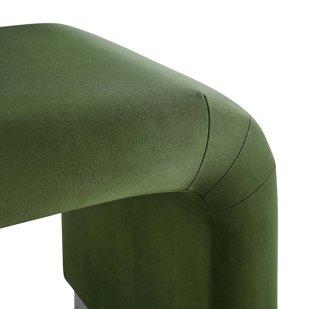 Koda Performance Velvet Waterfall Stool. Picture 7