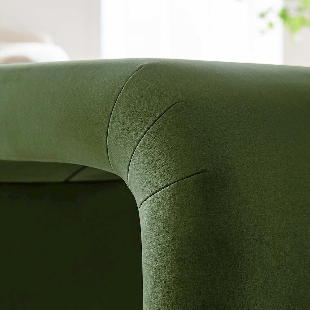 Koda Performance Velvet Waterfall Stool. Picture 9
