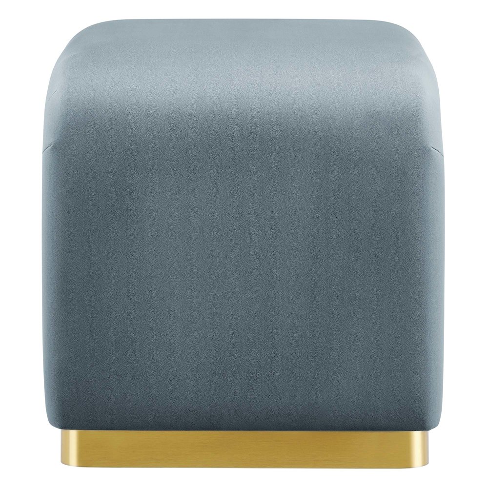 Koda Performance Velvet Waterfall Stool. Picture 4
