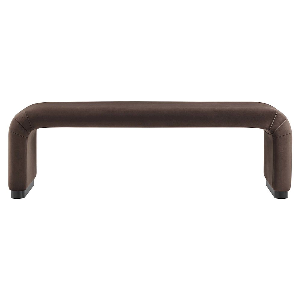 Koda Performance Velvet Waterfall Long Bench. Picture 5